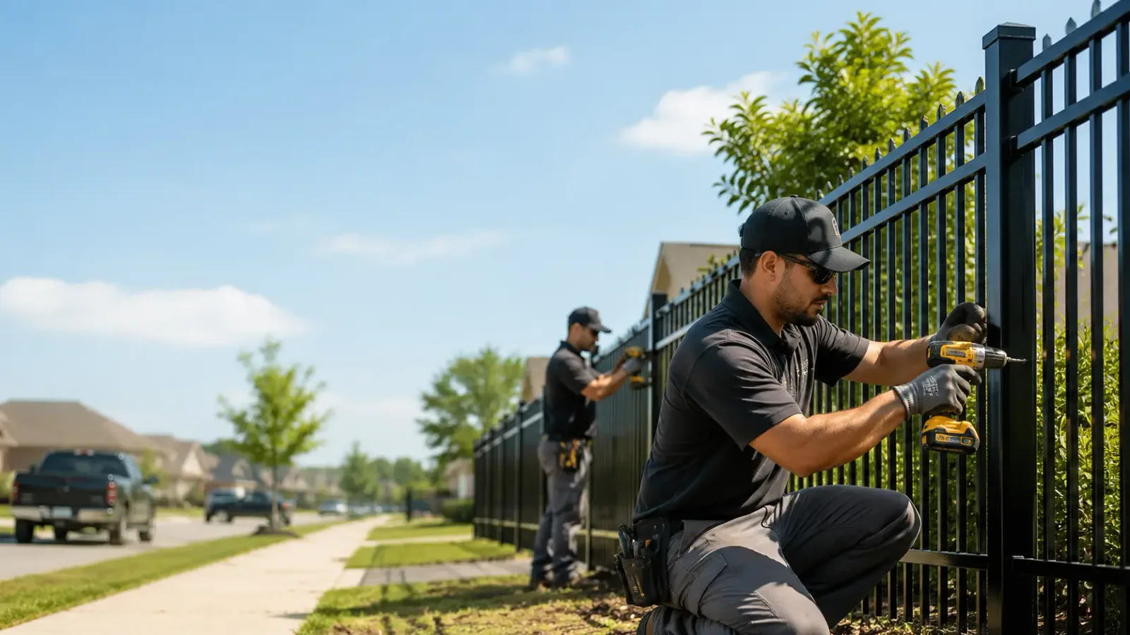 Metal Fence Installation in Holyoke, MA